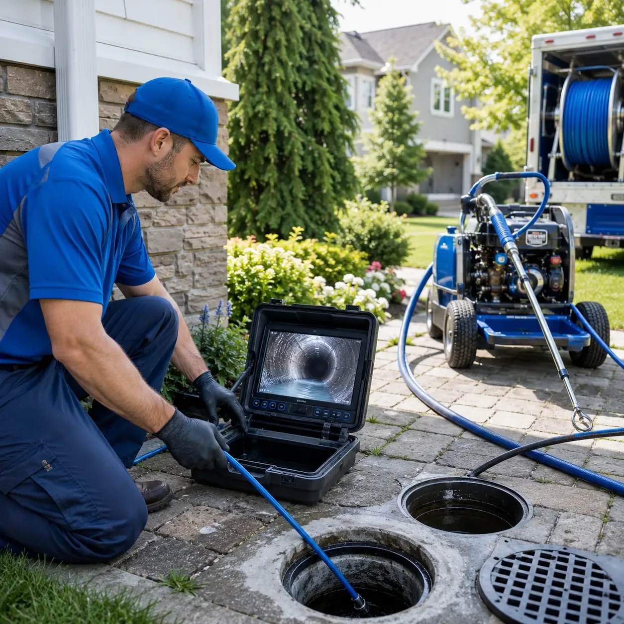 Outdoor drain cleaning professionals serving Damascus, PA